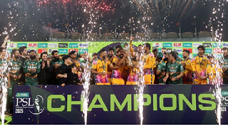 নাহিদের দুর্দান্ত বোলিংয়ে চ্যাম্পিয়ন পেশোয়ার জালমি