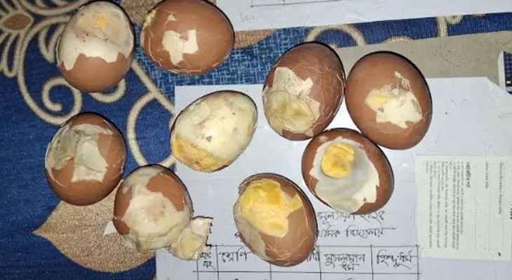 নীলফামারীতে স্কুল ফিডিংয়ে শিক্ষার্থীদের দেওয়া হলো পচা ডিম, তীব্র ক্ষোভ